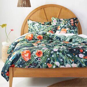 Anthropologie Holly Queen Organic Cotton Duvet Cover *Sold Out*